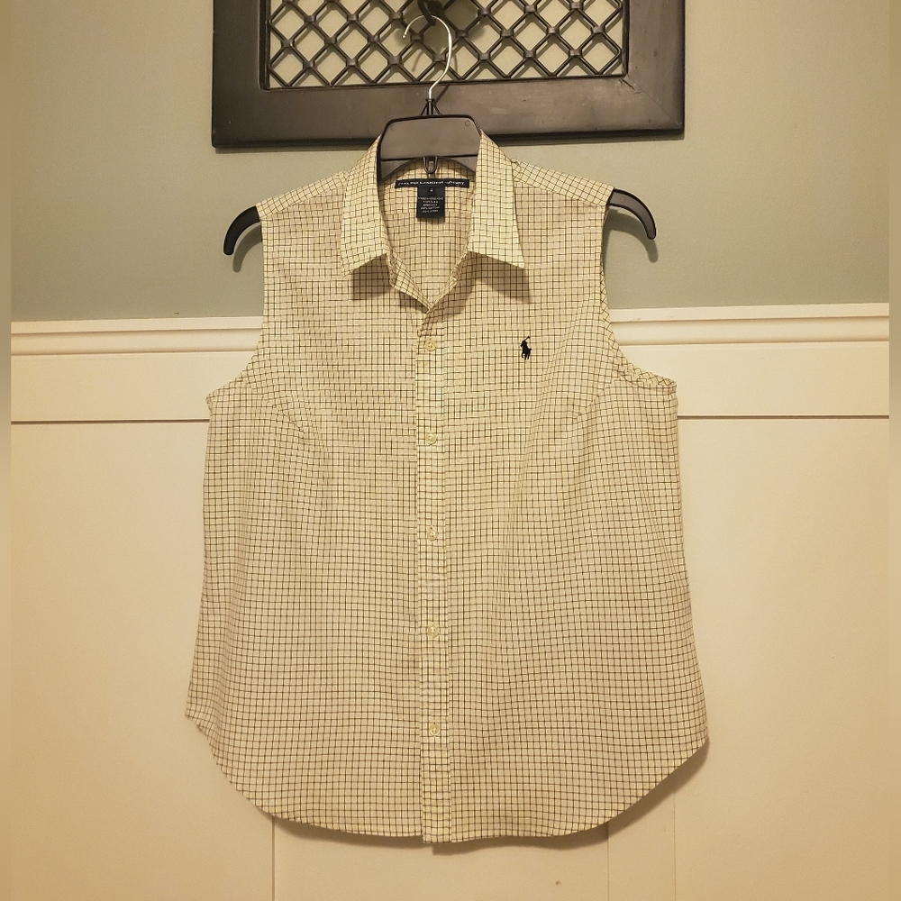 Ralph Lauren size 14 off white and black